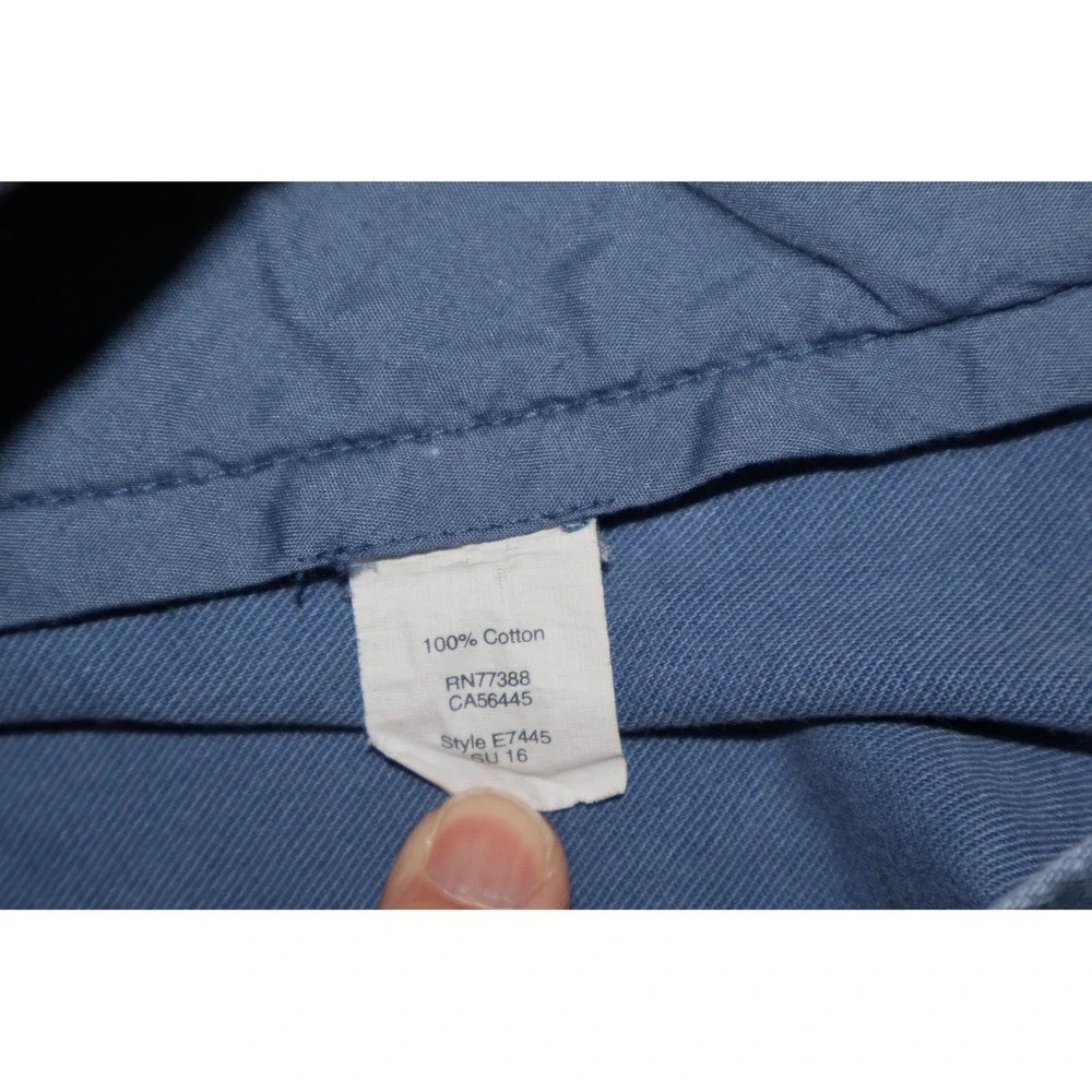 J.Crew The Sutton Pants Mens 32x33 Blue Chino Straight Leg Cotton E7445